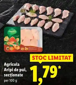 Lidl Agricola Aripi de pui, secţionate Ofertă