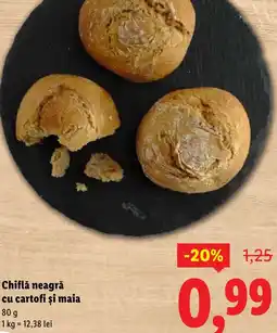 Lidl Chiflă neagră cu cartofi şi maia Ofertă