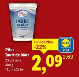 Lidl Pilos Iaurt de băut Ofertă