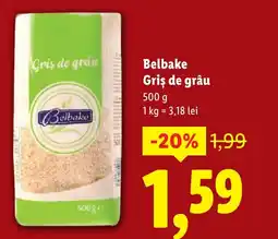 Lidl Belbake Griş de grâu Ofertă