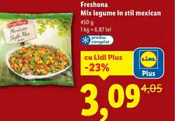 Lidl Freshona Mix legume în stil mexican Ofertă