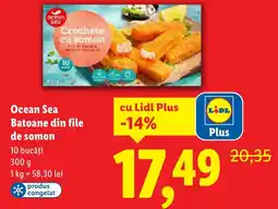 Lidl Ocean Sea Batoane din file de somon Ofertă