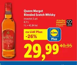 Lidl Queen Margot Blended Scotch Whisky Ofertă