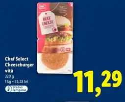 Lidl Chef Select Cheeseburger vită Ofertă
