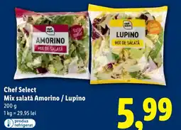 Lidl Chef Select Mix salatǎ Amorino / Lupino Ofertă