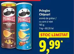 Lidl Pringles Chipsuri aromă de grătar / cu sare şi oțet Ofertă
