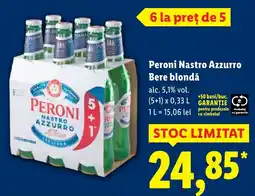 Lidl Peroni Nastro Azzurro Bere blondǎ Ofertă