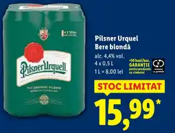 Lidl Pilsner Urquel Bere blondă Ofertă