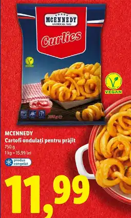 Lidl MCENNEDY Cartofi ondulați pentru prăjit Ofertă