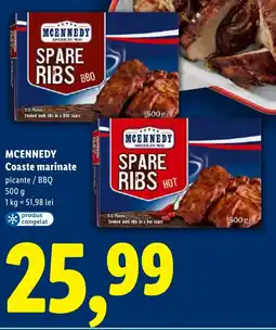 Lidl MCENNEDY Coaste marinate Ofertă