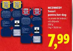 Lidl MCENNEDY Sosuri pentru hot-dog Ofertă