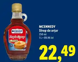 Lidl MCENNEDY Sirop de arţar Ofertă