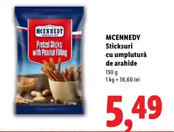 Lidl MCENNEDY Sticksuri cu umplutură de arahide Ofertă
