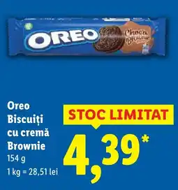 Lidl Oreo Biscuiți cu cremă Brownie Ofertă