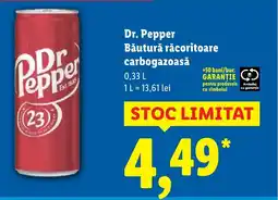 Lidl Dr. Pepper Băutură răcoritoare carbogazoasă Ofertă