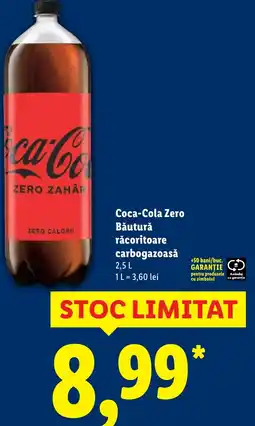 Lidl Coca-Cola Zero Băutură răcoritoare carbogazoasă Ofertă