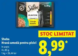 Lidl Sheba Hrană umedă pentru pisici Ofertă
