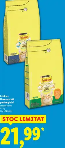 Lidl Friskies Hrană uscată pentru pisici Ofertă