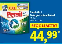 Lidl Persil 4 in 1 Detergent rufe universal Ofertă