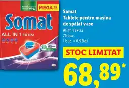 Lidl Somat Tablete pentru mașina de spălat vase Ofertă