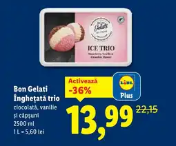 Lidl Bon Gelati Înghețată trio Ofertă