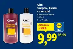 Lidl Cien Șampon / Balsam cu keratinǎ Ofertă