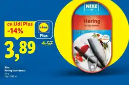 Lidl Nixe Hering în sos tomat Ofertă