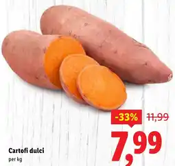 Lidl Cartofi dulci Ofertă