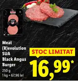 Lidl Meat (R)evolution SUA Black Angus Burger Ofertă