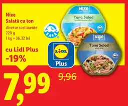Lidl Nixe Salată cu ton Ofertă