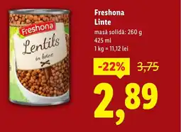 Lidl Freshona Linte Ofertă
