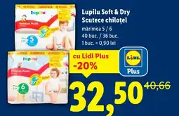 Lidl Lupilu Soft & Dry Scutece chilotel Ofertă