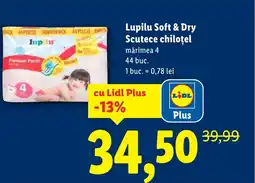 Lidl Lupilu Soft & Dry Scutece chiloţel Ofertă