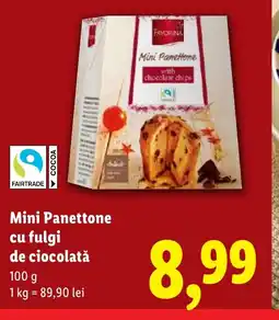 Lidl Mini Panettone cu fulgi de ciocolată Ofertă