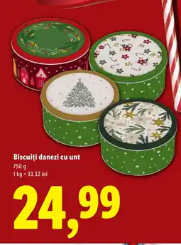 Lidl Biscuiți danezi cu unt Ofertă