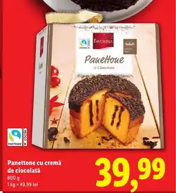 Lidl Panettone cu cremă de ciocolată Ofertă