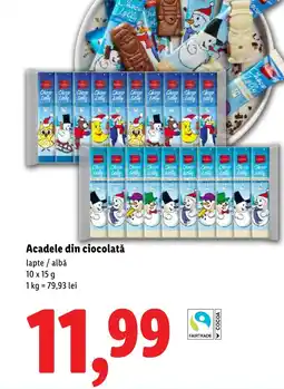 Lidl Acadele din ciocolată Ofertă