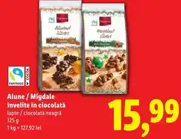 Lidl Alune / Migdale învelite în ciocolată Ofertă
