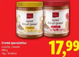 Lidl Cremă speculatius crunchy / smooth Ofertă