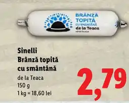 Lidl Sinelli Brânză topită cu smântână Ofertă