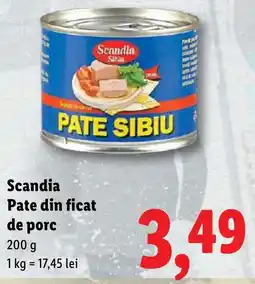 Lidl Scandia Pate din ficat de porc Ofertă