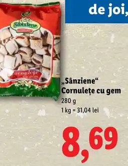 Lidl Sanziene Cornulețe cu gem Ofertă