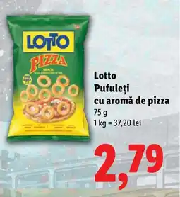 Lidl Lotto Pufuleţi cu aromă de pizza Ofertă
