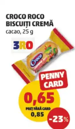 Penny Croco roco biscuiti cremă cacao Ofertă