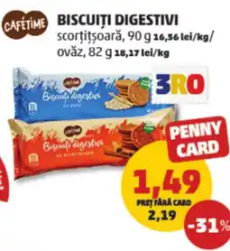 Penny Biscuiti digestivi scorţiţșoară Ofertă