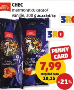 Penny Chec marmorat cu cacao/ vanilie Ofertă