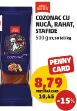 Penny Cozonac cu nucă, rahat, stafide Ofertă