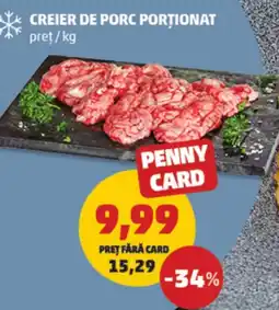 Penny Creier de porc porționat Ofertă