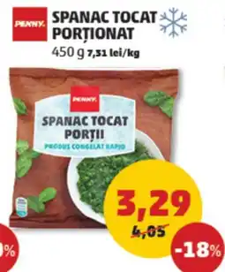 Penny Spanac tocat porționat Ofertă