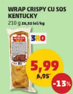 Penny Wrap crispy cu sos kentucky Ofertă